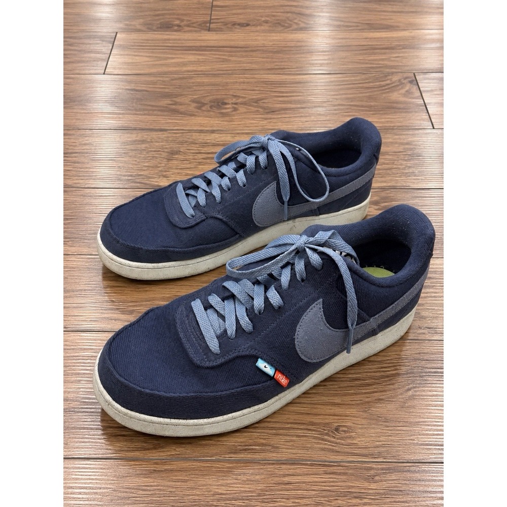 Nike Court Vision Low Next Nature Men's 10 Thunder Blue DM0836-400 Sneakers